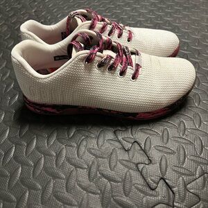 NOBULL White and Pink Athletic Shoes